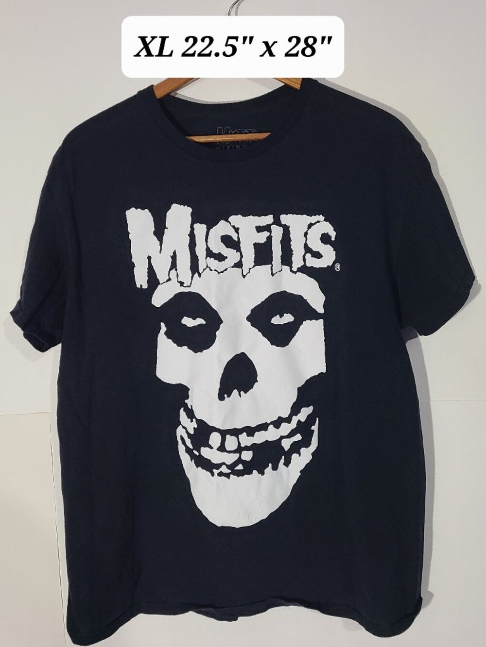 Misfits Crimson Ghost Skull Black XL T-Shirt Horror Punk Danzig